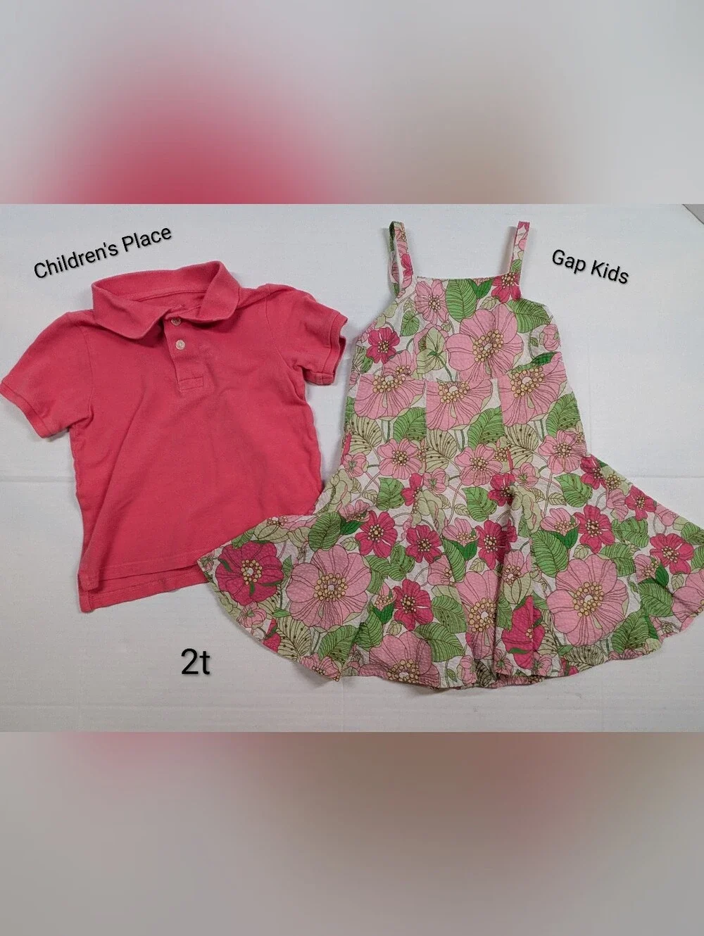 Boy Girl Twin Matching Pink Floral Dress And Top 2t